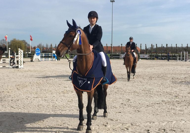 The young horses finished with bronze and silver in the final of the CSIYH* held in Moorsele (Belgium)