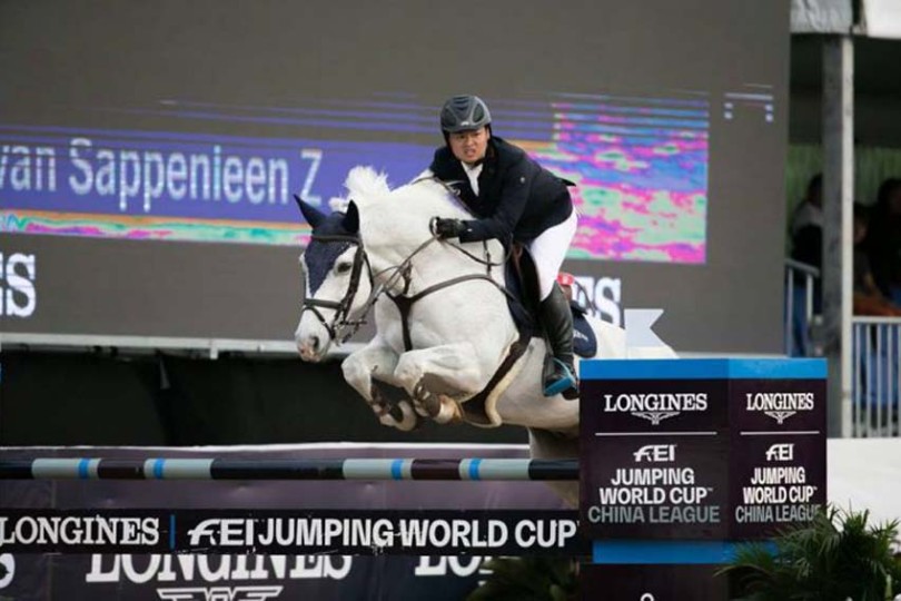 A former GP horse from Picobellohorses won WB-round in the Chinese League